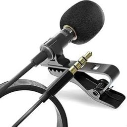 Metal Professional Collar Mic, Voice Recording Filter Microphone for Singing, YouTube, DSLR Camera, Smartphones_M177-image-94