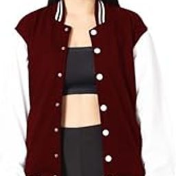 Long Sleeve Stylish Baseball/University Jacket For Women-image-46