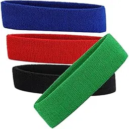 r lon R-LON Workout Headband for Women & Men - Moisture Wicking & Non-Slip Exercise Hairband or Sports Sweatband -Ideal for All Sports Like Tennis, TT, Badminton, Running and Yoga (4 PC) a47-picture-16