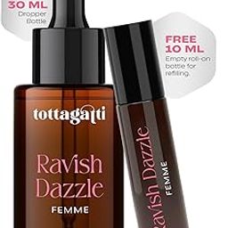 Tottagatti Perfume Oil 30 ml | Inspired by Givench Femme | Long Lasting Fragrance | Pear, Vanilla, Jasmine Sambac, Tuberose | IFRA Approved | Huile De Parfume | Luxury Gift for Her-image-72