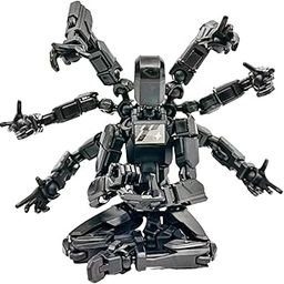 INOCEAN Dummy 13, T13 Action Figure, Action Figure Eight Arms Multi-Jointed Movable Robot Black Decorative Toy for Home Office Outdoor Use-21