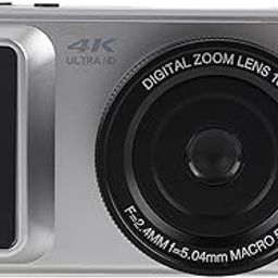 64MP Ultra HD Digital Camera with 16x Zoom, Auto Focus, 4K Video Recording, 180° Flip Screen, Multiple Beauty Filters for Selfie Photo Video (Silver)-picture-6