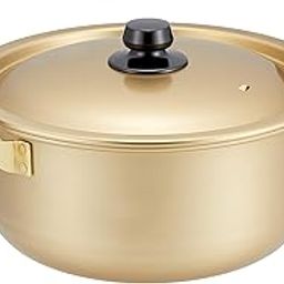 Hokuriku Aluminum Two-Handled Pot, 8.7 inches (22 cm), For Gas Fire, Lightweight, Pure Oxygen Acid, Flavor, Made in Japan-image-13