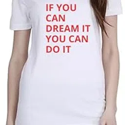 Dream It (RED) White Women Polo T-Shirt-image-52