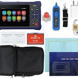 Corslet Optical Time Domain Reflectometer Otdr for Fiber Optic OTDR Dual Wavelength Test 1350/1550 Blind Area 1.5 M Visual Fault Locater Laser Source Optical Power Meter Ethernet Network Cable Tester-15