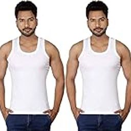 Mens Parka Cotton Vest, Pack of 4 (85 cm) White-image-42