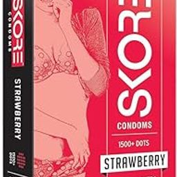 SKORE Strawberry Condoms - 120 pieces (12 boxes x 10 pieces)-45