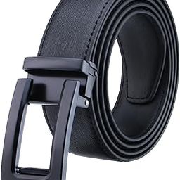 Men's PU Leather Auto-lock Belt-image-21