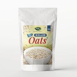 Rolled Oats | Diet Food | 500g Pouch | Wholegrain | High Fibre | Premium Oats | Non GMO | Weight Loss | Rich in Protein-47