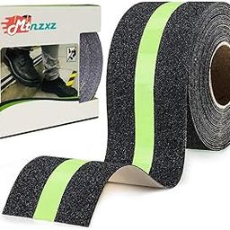 MTNZXZ TAPUJI Anti Slip Grip Tape,Non-Slip Traction Tapes With Glow In The Dark Reduce The Risk Of Slipping For Indoor Or Outdoor Stair Tread Step And Other Slippery Surfaces,2 InchX16.4 Foot-22