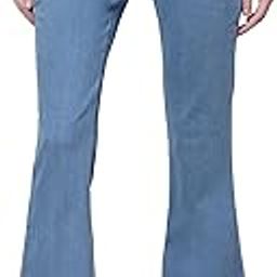 Womens Cotton Lycra Blend Bootleg Fit High Rise Jeans-28