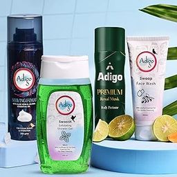 Rakhi Gift for Bhai | Men’s Grooming Kit with Face Wash, Exfoliating Shower Gel, Shaving Foam & Long-Lasting Body Perfume | Complete Skincare & Fragrance Gift Set-image-6
