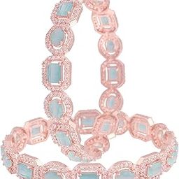 Stylish Lastest Fashion Intricately Designed Traditional Bangles CZ/Diamond For Women/Girls-image-61