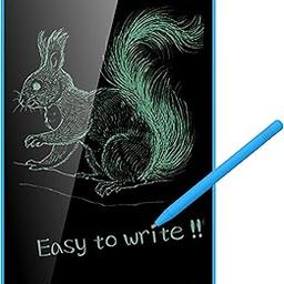 Samvardhan 8.5 Inch LCD WritingTablet/Drawing Board/Doodle Board/Writing Pad Reusable Portable Ewriter Educational Toys, Gift for Kids Student Teacher Adults (Blue)-9