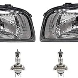 MALIK AUTO Headlight Assembly compatible with Maruti Suzuki Alto Type 2 With Bulb (Right & Left Both Sides) 2005-2012 (Without Adjustable Motor), Halogen-picture-20