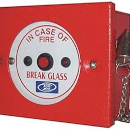 ECO FIRE Manual Call Point MCP with Chain and Hammer Feachers-4