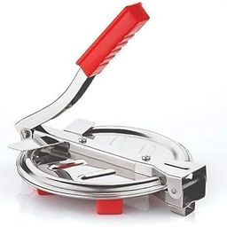 Stainless Steel Puri Maker New Press Machine and Machine for Home and Kitchen for Making Papad khakhra poori Manual Hand Press with Handle | Smooth Non-Stick Coating-13