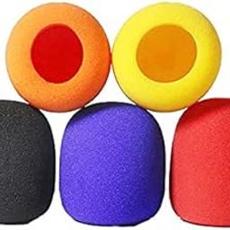 Studio Microphone Foam Mic Shield Cover Mic Foam Foam Mic Shield Cover Mic Foam (Black, Red, Yellow, Orange, Purple)-image-68