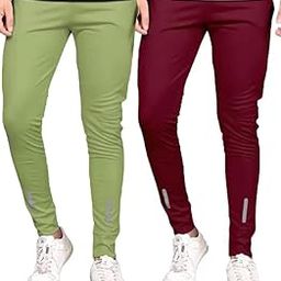 Men's Lycra Full Elastic Sport Wear Stretchable Track Pant Combo Pack of 2-picture-1