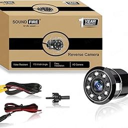 Sound FIRE 2nd Generation HD Rear View Night Vision 170° Perfect View Angle Reverse Vehicle Camera System-19
