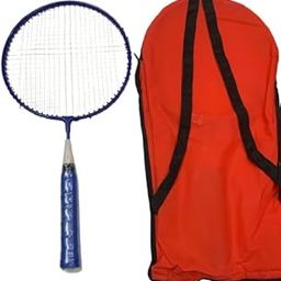 JAGDAMBAY ENTERPRISES01 Kids Badminton Set, 2 Rackets, 3 Shuttlecocks, Carry Case, Aluminium-2