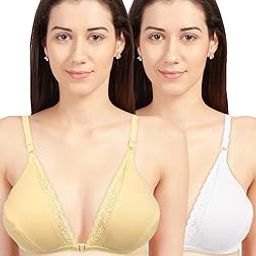 Jinal Women's Regular Front Closure Bra Pack of 2-image-20