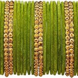 GLASS EMPIRE GLASS BANGLE SET FOR WOMEN OR GIRLS (PACK OF 32)-image-21