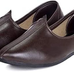 Men's Ethnic Embroidery Juttis and Mojari for Wedding|Party|Occasions|Fashion|Outdoor|Indoor|Lightweight|Shoes with TPR Sole (DMJ-62)-image-76