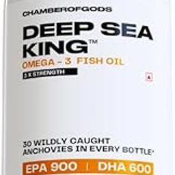 Chamberofgods Deep Sea King Fish Oil Omega 3 Capsule |100% Anchovies only (2500 Mg) | Triple Strength Supplement for Men and Women (60 Softgels) For Brain, Heart, Eyes & Joints Health-image-18