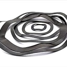 Aolity Mdingbao-Compression Spring Spring Steel 65Mn Wave Crest Washer Wave Gasket Wave Shaped Spring Washer m40-m118, 5PCS, Good Corrosion Resistance (Inner Diameter : M86 X 98 X 0.6)-image-49