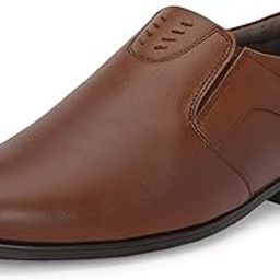 Genuine Leather Slip-On Men's Formal Shoe |Stylish with Soft Cushioned Insole |Trendy Non Lace-Up Design |Durable Leather with Anti-Skid Sole | Perfect for Formal Wear (3931)-18