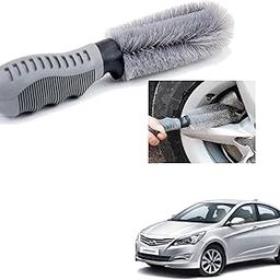 Auto Addict Car Alloy Wheel Cleaner Brush Tyre Rim for Verna Fluidic(2011-2017)-image-62