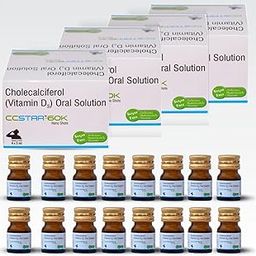 CCSTAR-60K Vitamin D3 60000 IU - Liquid Cholecalciferol Supplement | High Potency Vitamin D Supplement, D3 Vitamin Supplement for Women & Men | Delicious Butterscotch Flavor 16 Shot-1