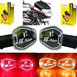 PBTA Premium LED Indicator with HF-Deluxe Logo for Hero HF Deluxe - Pack Of 4 (Red & Yellow)-image-68