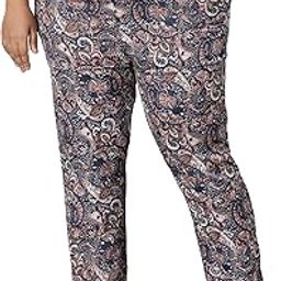 Women's & Girl's Plus Size Multicolor Elasticated Waist Tie-Knot Trouser Pant Bottom Track Pant Lower Pajama Palazzo Pant with Pocket 34 36 38 40 42-picture-29