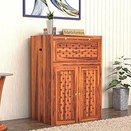 Solid Wooden Inverter Battery Cabinet | Single Battery Box | Wooden Inverter Battery Cabinet | Battery Box | Sheesham Wood, Standard (Natural Finish)-image-71