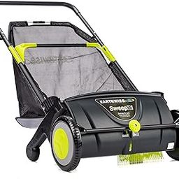 Earthwise LSW70021 21-Inch Leaf & Grass Push Lawn Sweeper, Width-image-44