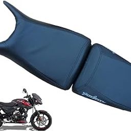 Pulsar 220 SEAT Cover Black,Bike SEAT Cover,PU Leather,Rope PROVIDED Ready to FIT-8