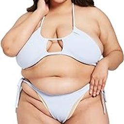 Ribbed Bikini for Plus Size Women Beach Wear | Swimming Costume for Women Plus Size Bikini Set-picture-48