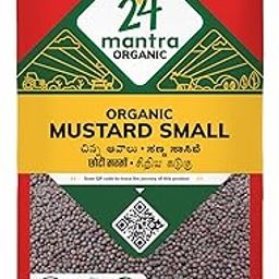 24 Mantra Organic Mustard Seeds Small/Sarson k beenj/Ava Ginjalu - 100gms | Pack of 1 | Chemical Free & Pesticides Free | Unadulterated | Rich Flavour | Minimally Processed-image-80