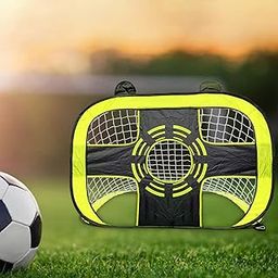 Children Football Goal Post Pop up for Backyard Fun Summer Playing Sports Green-picture-19