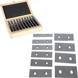 TJHSM 10 Pair 1-8 x 4 Machinist Parallel Block Tool Set, 0.0002 Parallelism 1/2 to 1-5/8 Alloy Steel Precision Matched Parallel Bar-29