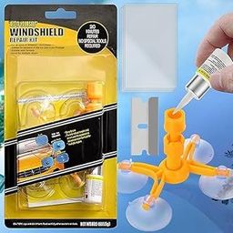 Lifeberg 1 Piece Windshield Repair Kit for Chips | Star-Shaped, Half-Moon, and Nicks | Car Windshield Window Glass Repair Tool | Easy and Quick Auto Windshield Scratch Fix and Polishing (Set of 1)-16