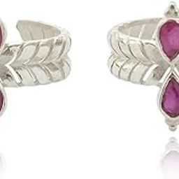 92.5 Silver Pink Toe Rings (Pair) For Women's Pure Silver 925, Sterling Silver Jewellery with Certificate of Authenticity & 925 Toe Rings for Women's Silver, God, Religion-image-27