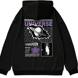 SXV 'Universe’ Printed Cool Aesthetic Sweatshirt Hoodie-picture-32