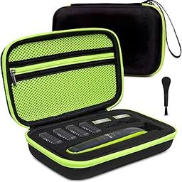 CoolShef Travel Shaver Case for One Blade – Durable Hard EVA Storage Carrying Case for Philips Trimmer QP2520 QP2590 QP2570 – Ideal for Home, Office & Travel Use (Only Case)-image-0