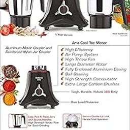 Vidiem Mixer Grinder, 1500W (Black).-21