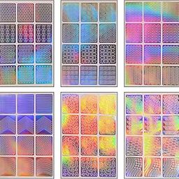 NAIL STICKERS HOLOGRAPHIC PATTERNS - BNS1010H Any Random 3-image-25