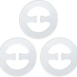 Racer Clips Bra Strap Clips Racer Back Conceal Straps Cleavage, Bra Strap clip holder hook, Anti Slip Bra strap holder Buckles Conceal Straps.(Pack of 3) (ROUND SHAPE, WHITE)-image-92