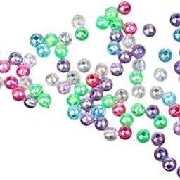 EXPORA 100 Pieces Fishing Line Beads Multi-Color Fishing Beads Lure-image-5